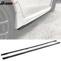 2015-2021 Subaru WRX STI Painted #D4S Black Side Skirts PP