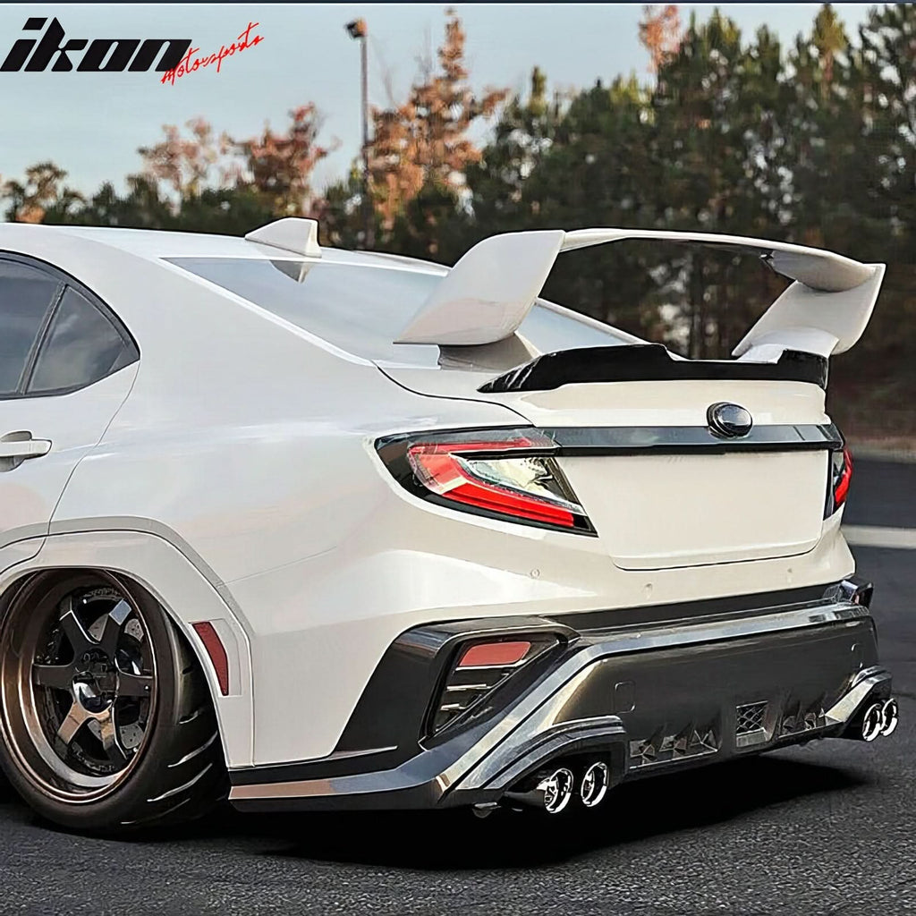 2022-2025 Subaru WRX Rear Trunk Spoiler Wing V2 Style ABS