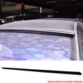 2005-2011 Audi A6 C6 VRS Style Unpainted Black Roof Spoiler PUF