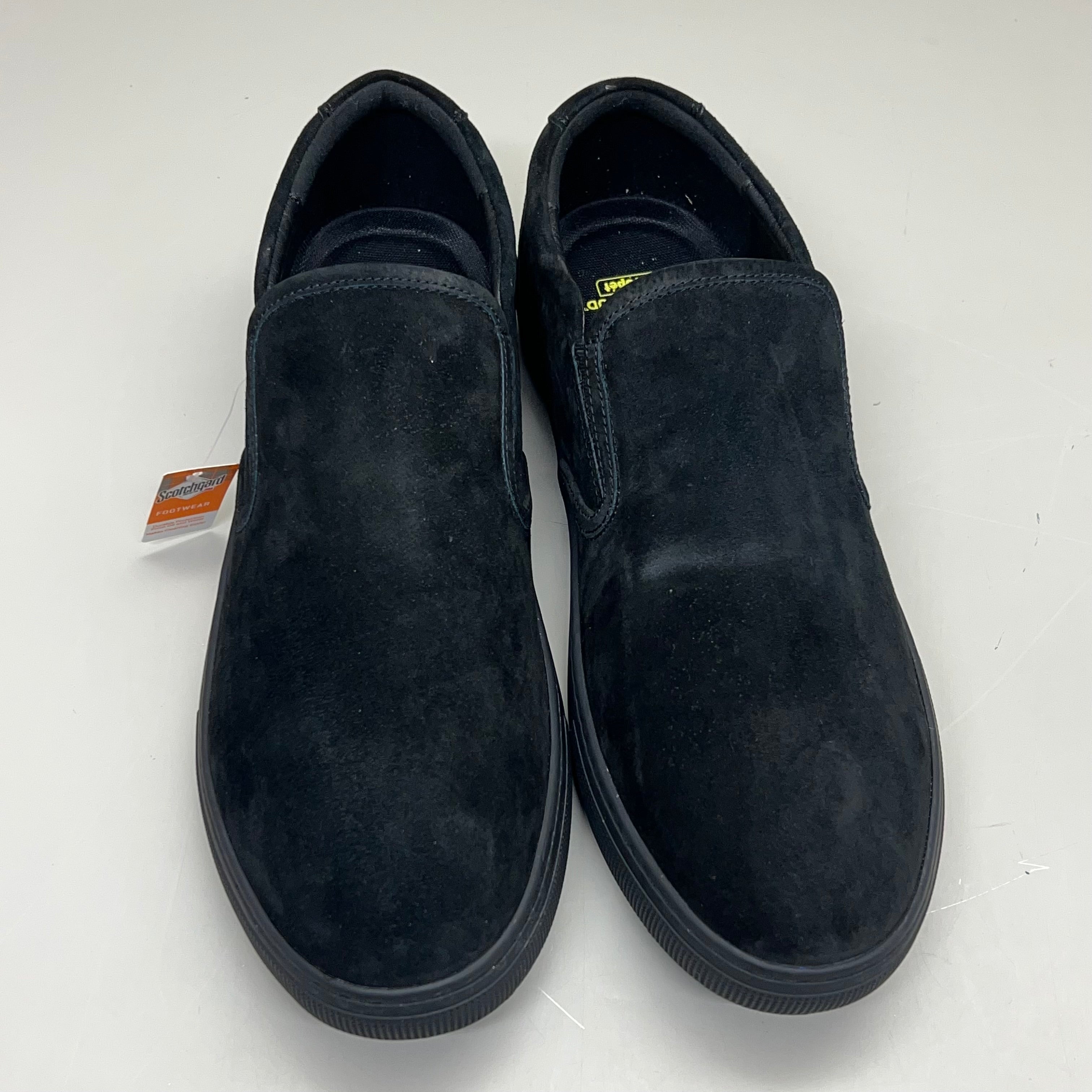 PROPET Kip Suede Slip-On Durocloud Foam Footbed Men's Sz 11.5 M(D) Black MCX074S