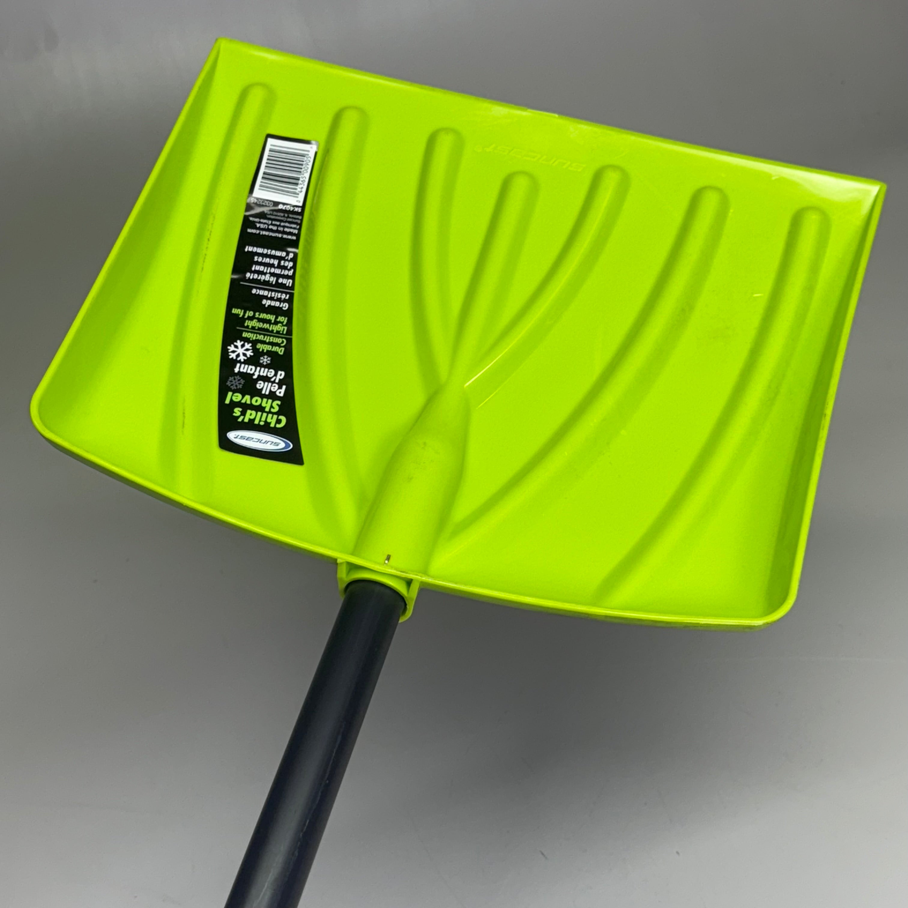 SUNCAST Child’s Shovel Sz 34” L x 11.5” W Green/Black SK4070