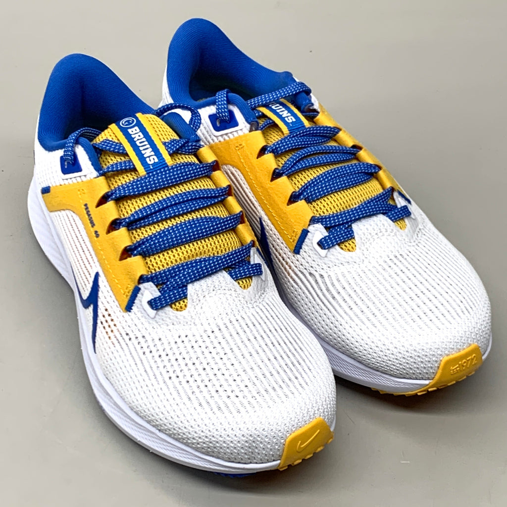 NIKE Zoom Pegasus 40 Shoes  UCLA White/Signal Blue-Gold 9 Women's 7.5 Mens DZ5988 100