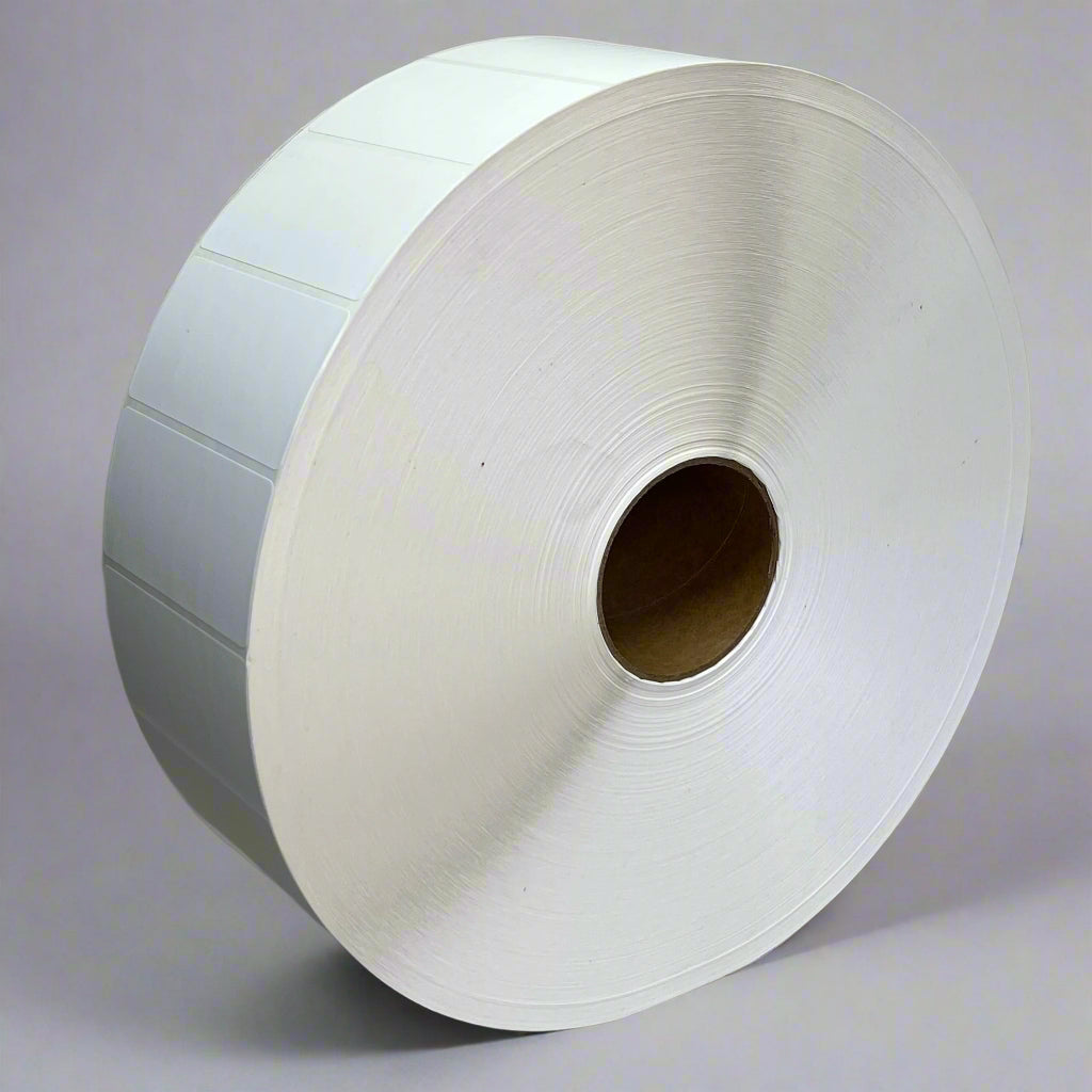 Roll Low Blank Labels 14OD (11000 Labels) Sz 4" L X 2" W White F030041