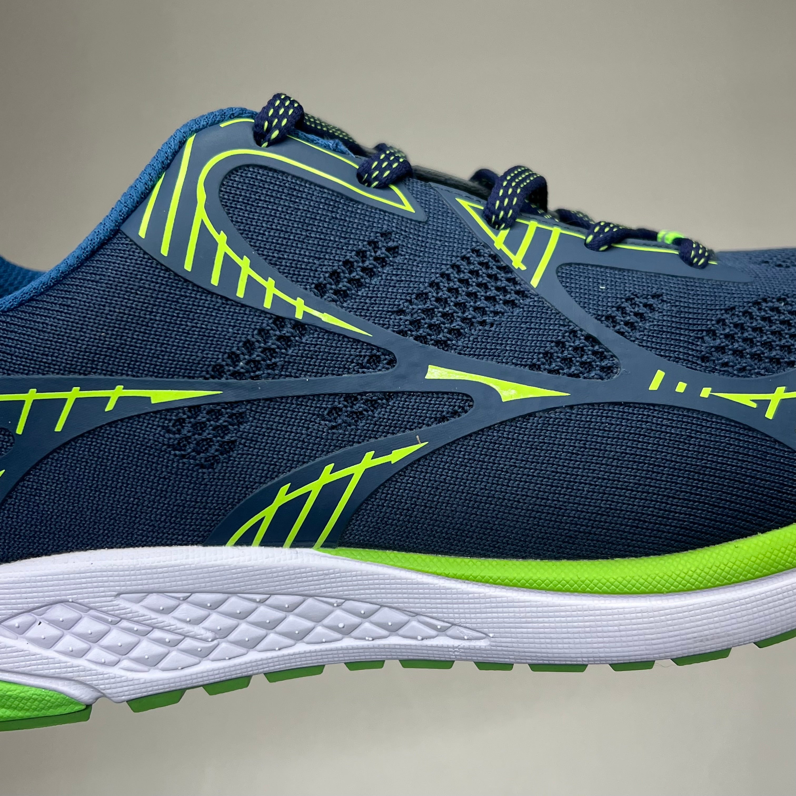 PROPET One LT Sneaker Ortholite Double Insole Mens Sz 8 XX(5E) Navy/Lime MAA022M