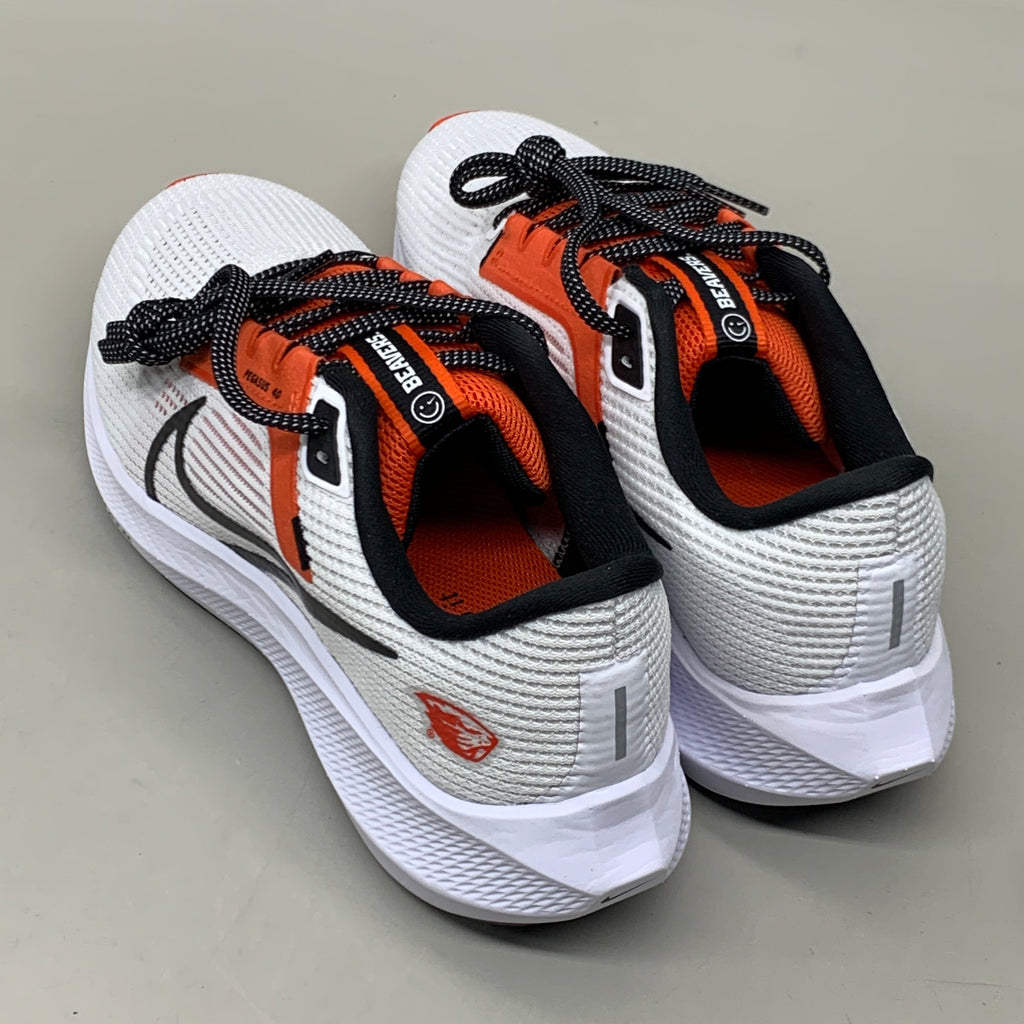 NIKE Zoom Pegasus 40 Oregon St Shoes White Team Orange & Black 15.5 W 14 M DZ5954-100