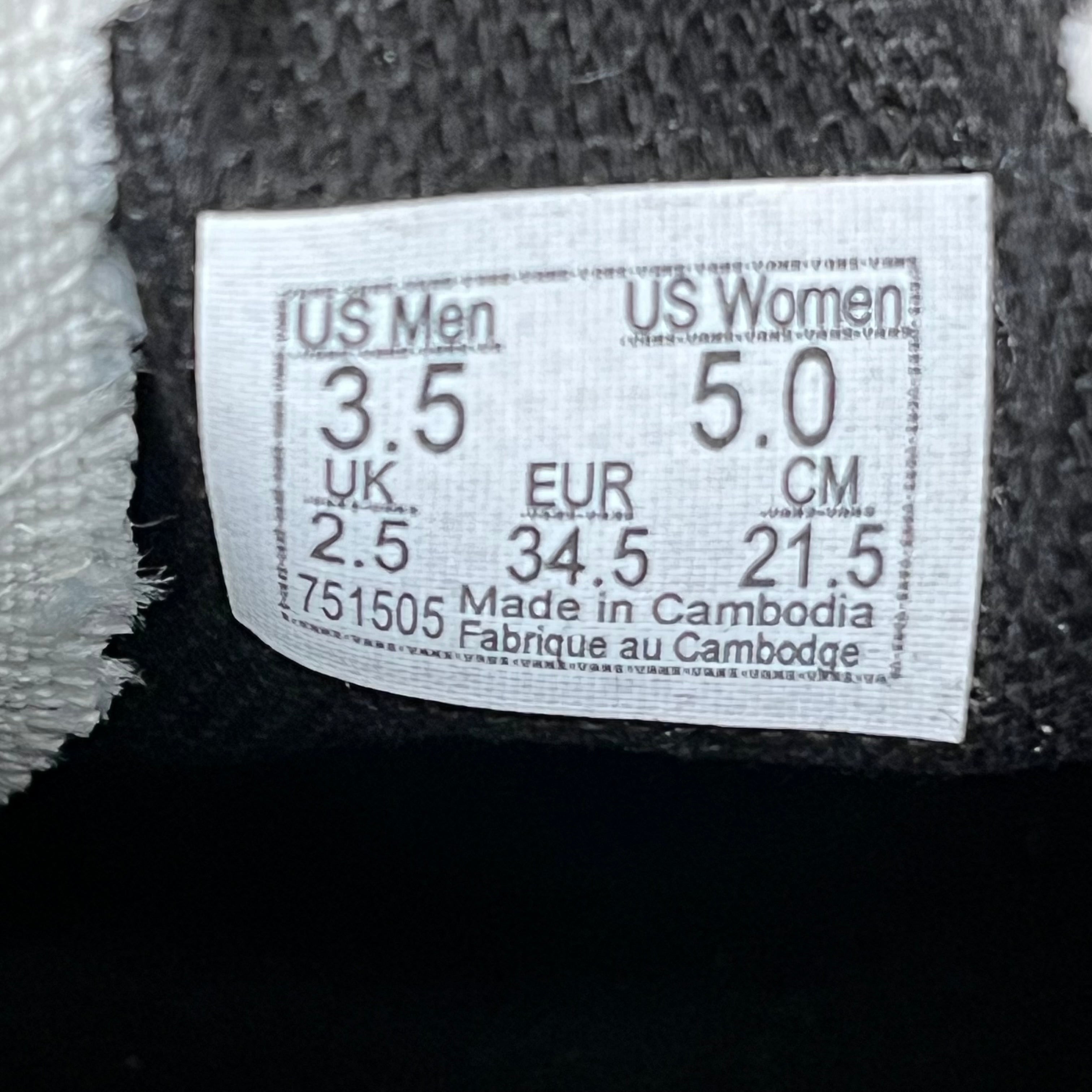 VANS Classic Slip-On Peace Sign Paisley Womens Sz 5.0 Mens Sz 3.5 Black & White