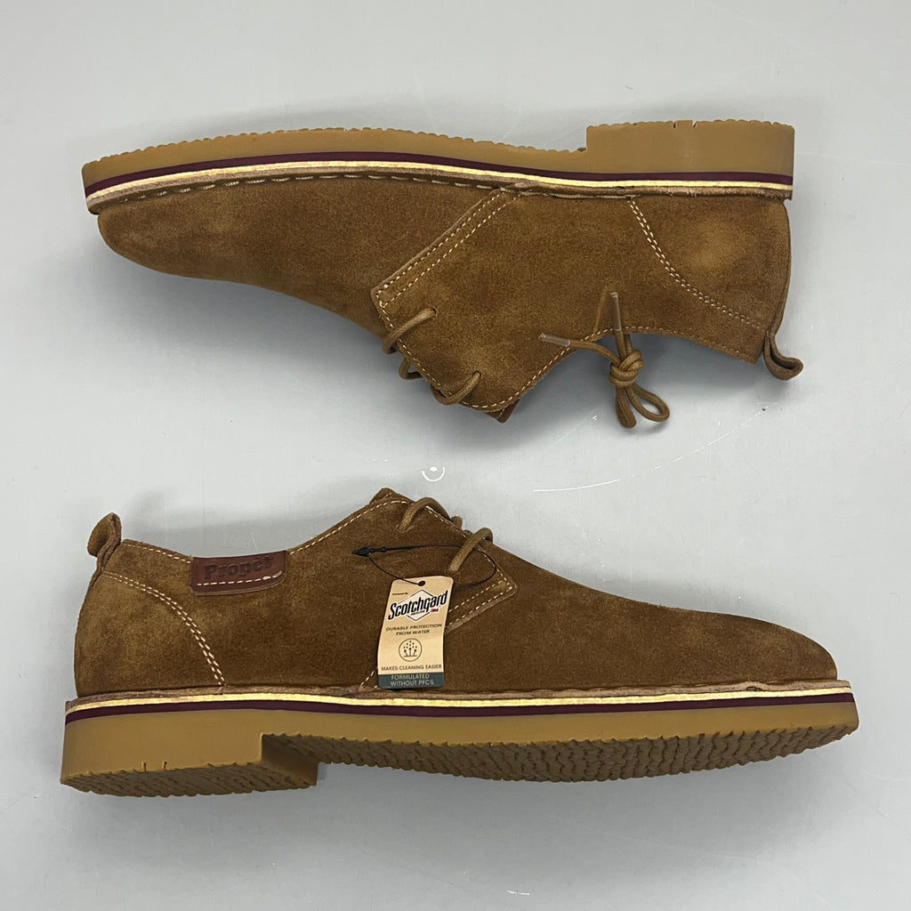 PROPET Finn Suede Oxford Scotchgard Treatment Men's Sz 9.5 M(D) Tan MCX022S