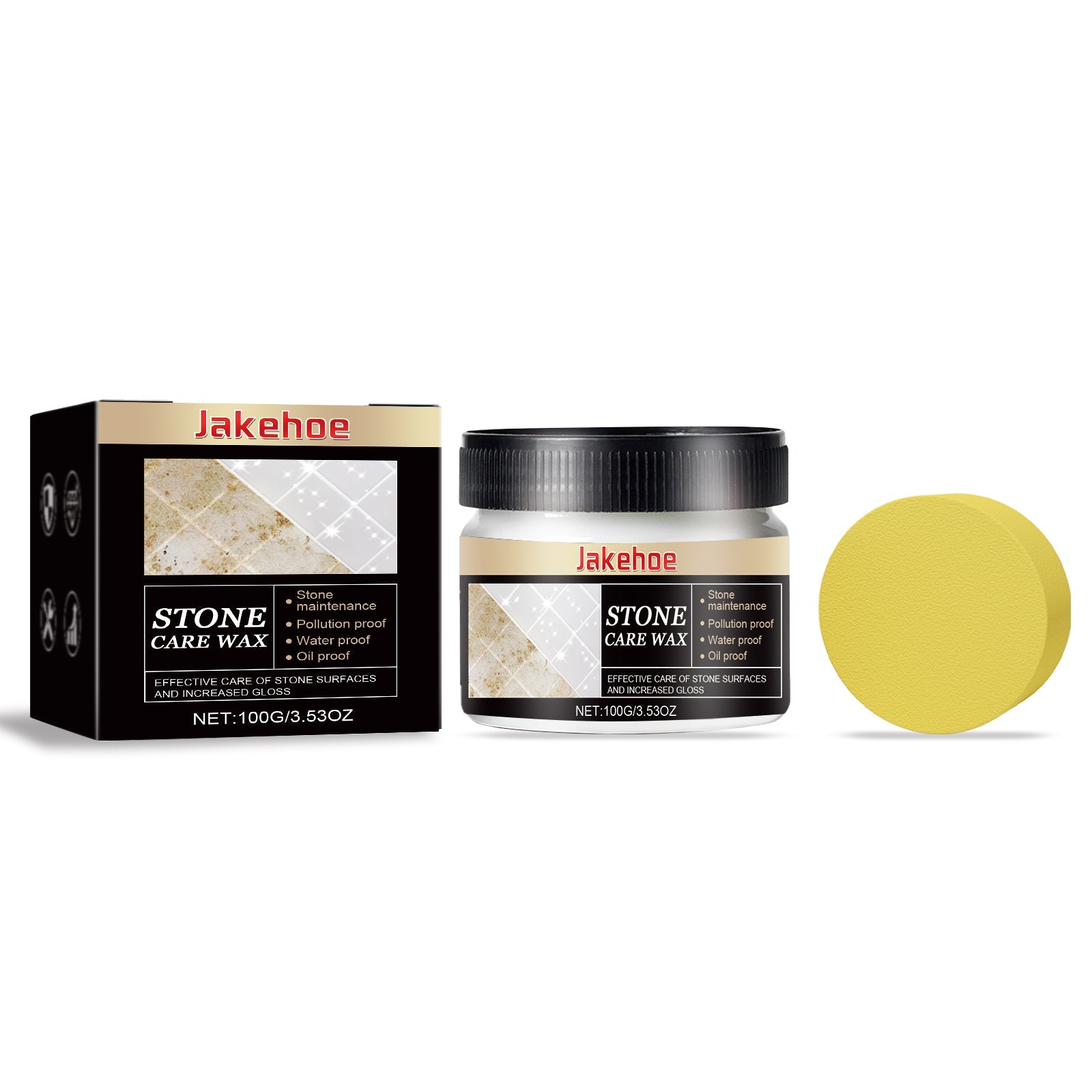 Stone Care Wax, Polished Refurbished Stone Furniture Paint Care Brightener Tile Repair Cream