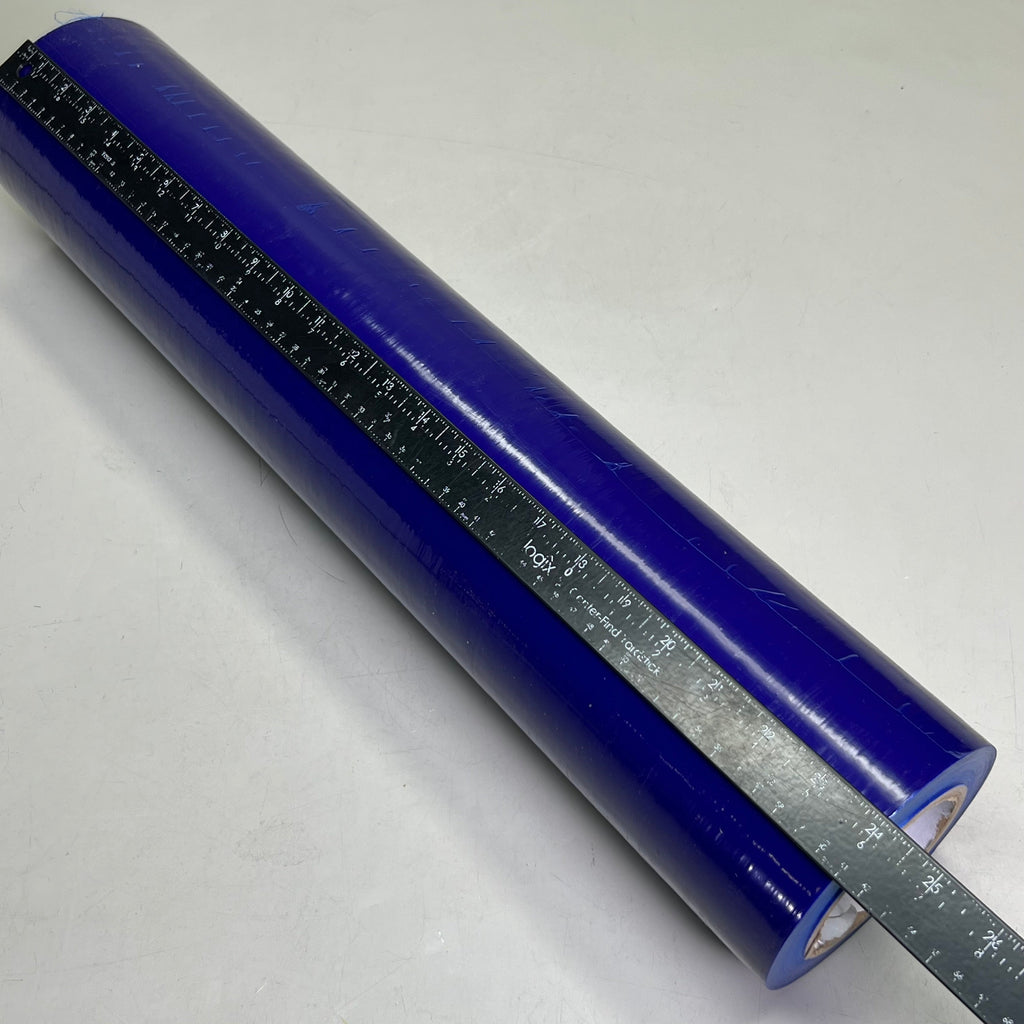 PE Protective Window Film Sz 24" W X 600' L, Blue WT15B-24600UV