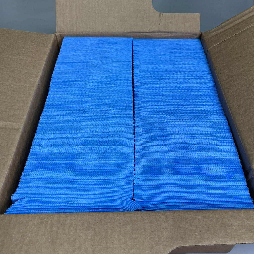 SHORE MANUFACTURING (500 PACK) Foodservice Wipes Sz 13.5" x 14" Blue SM8257