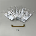 BERENSON 10 PACK!! Swagger Handle Pull Modern Brushed Gold 160mm 2365-1MDB-P