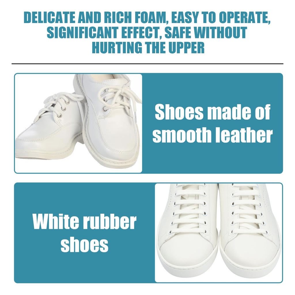 Shoe Cleaning Care Set Small White Shoes Yellow Edge Stain Cleaning White Portable Whitening Agent