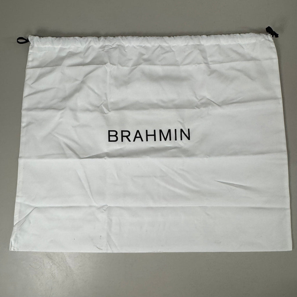 BRAHMIN Melbourne Leather Crocodile Embossed Med Asher Tote Bag (Brown)