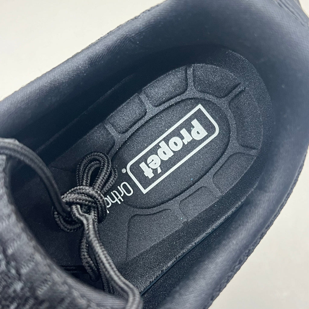 PROPET Tour Knit Double Insoles Ortholite Shoe Men's Sz 10 X (3E) Black MAA252M