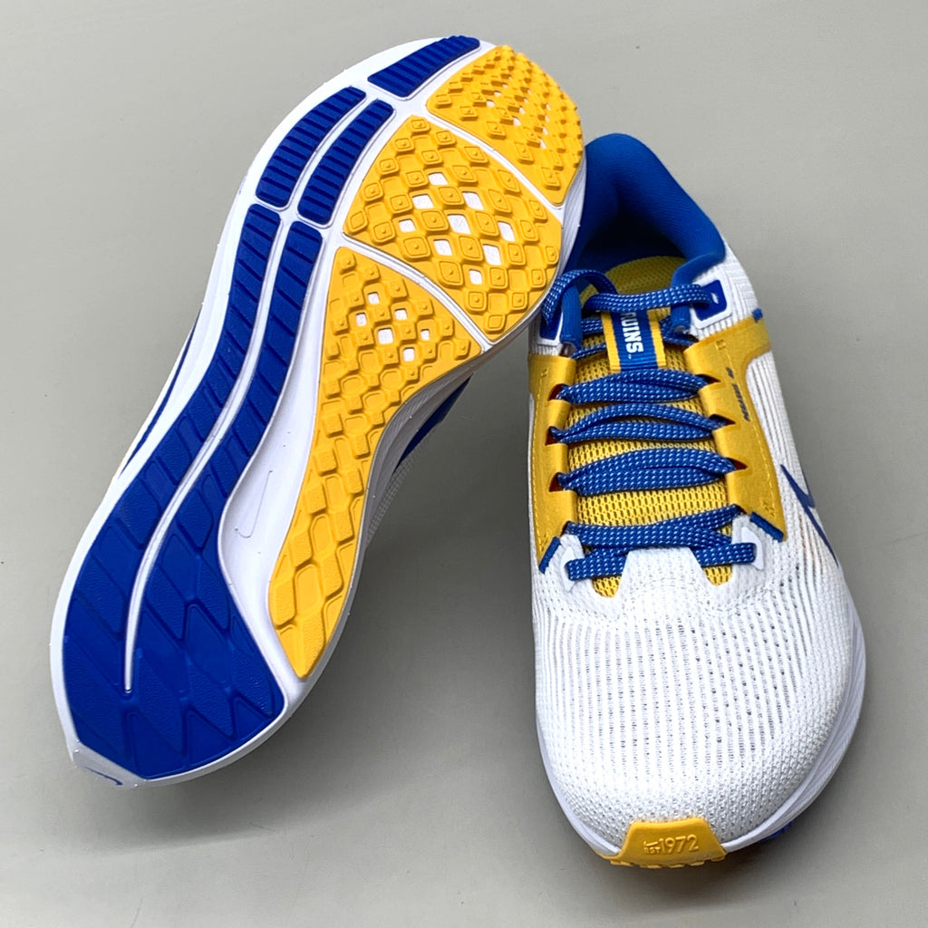 NIKE Zoom Pegasus 40 Shoes UCLA White/Signal Blue-Gold 8.5 Women's 7 Mens DZ5988 100
