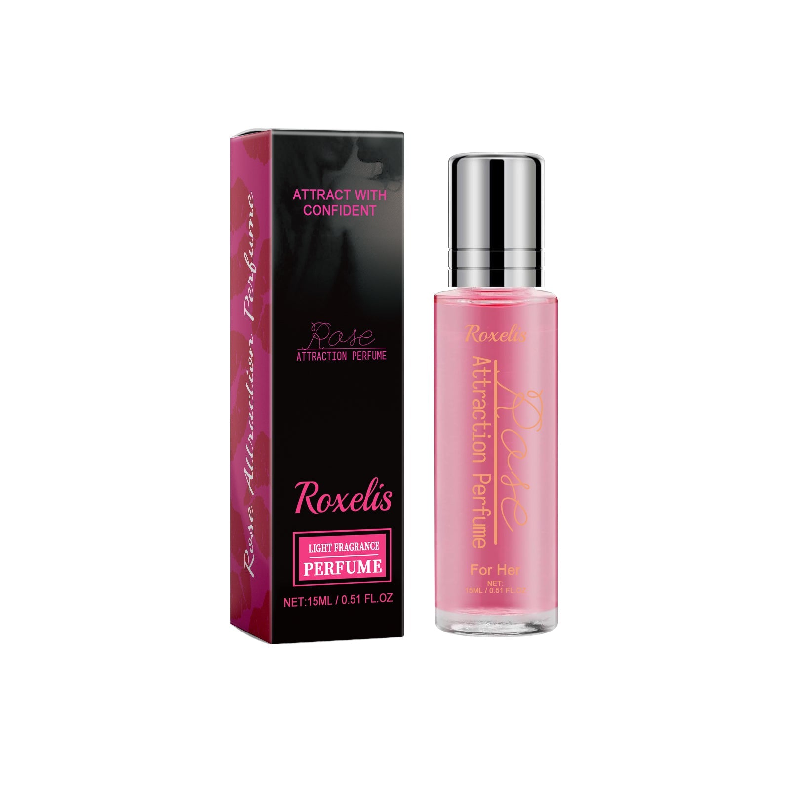 Rose Light Perfume Natural Fresh Light Fragrance Portable Lasting Fragrance Women Exude Charm Perfume