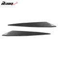 2010-2013 Mazda 3 Headlight Eye Lid Carbon Fiber Eyebrow Cover Pair