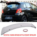 2006-2011 Toyota Yaris XP90 HB5 SP Style Unpainted Roof Spoiler ABS