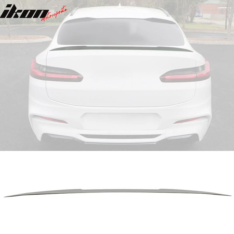 2019-2025 BMW G02 X4 Performance Style Rear Spoiler Unpainted ABS