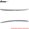 2011-2014 Hyundai Sonata Unpainted Rear Spoiler Wing - ABS