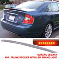 05-09 Subaru Legacy Sedan Black Rear Spoiler Wing LED Brake Light FRP