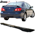 2003-08Â  Toyota Corolla OE Gloss Black Rear Spoiler Wing & Brake Light