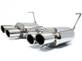 Agency Power Polished Quad Tip Catback Exhaust System STI WRX Sedan 2011-2015