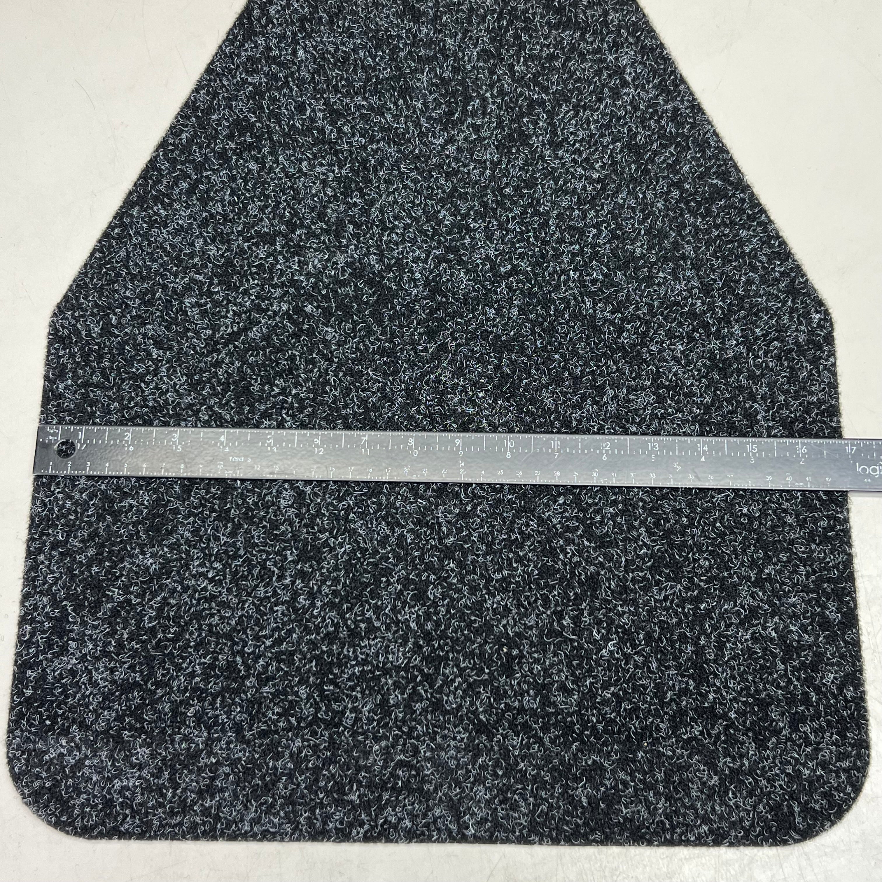 HEALTH GARDS (6 PACK) Premium Urinal Mats Sz 20" L X 17" W, Black HS-OR1001BL