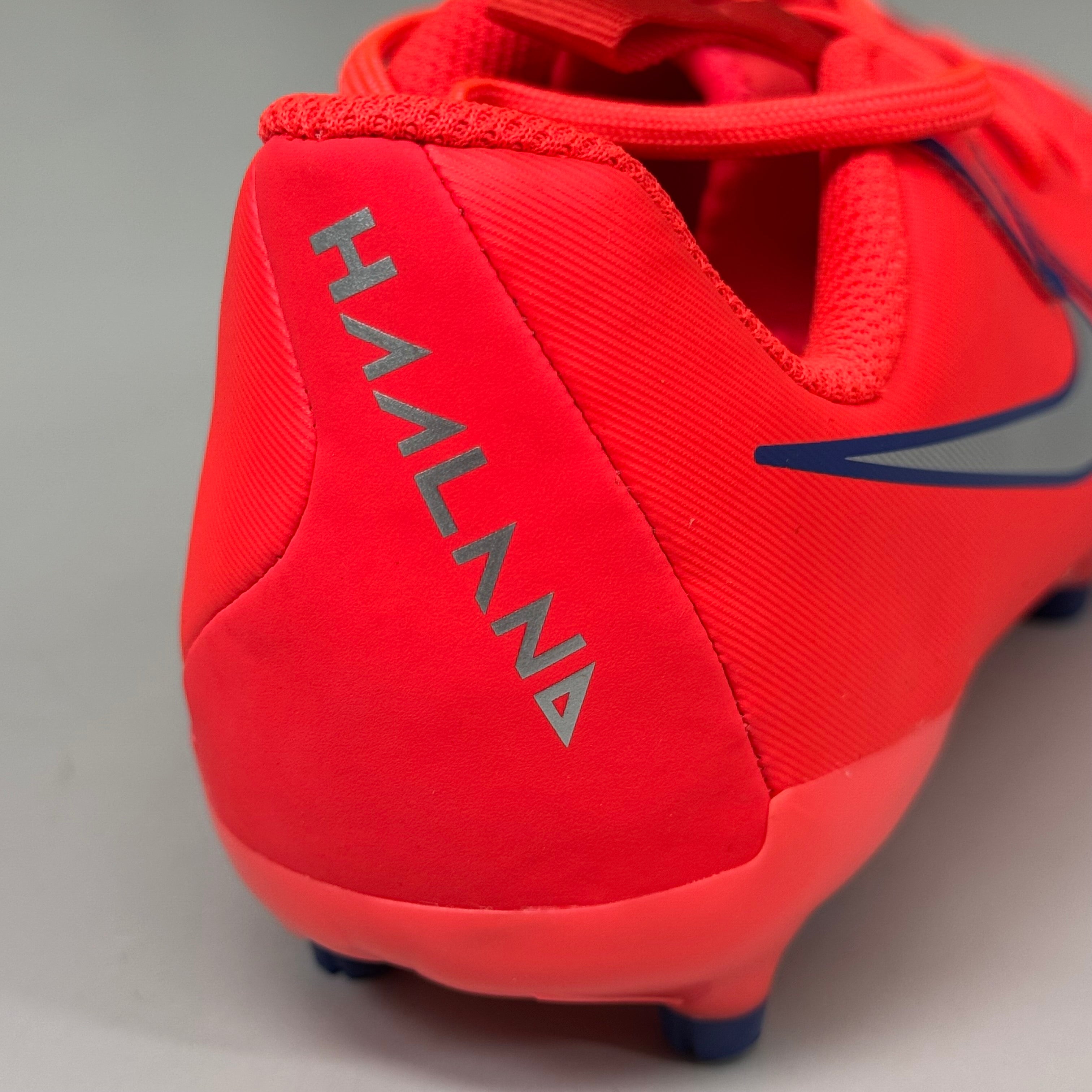 NIKE Kids Cleat Phantom GX II Academy X Haaland FG/MG Sz 4y Bright Crimson/White