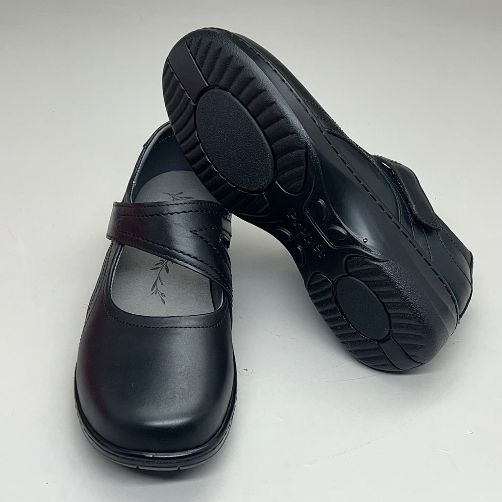PROPET Golda Mary Jane Adjustable Lightweight Women's Sz 6 W(D) Black WCA053L