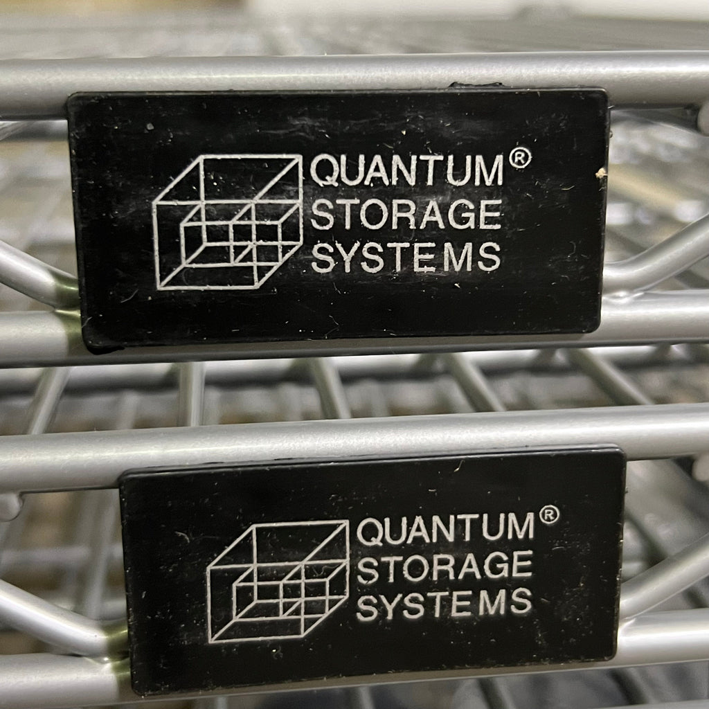 ZA@ QUANTUM STORAGE SYSTEMS (2 Pcs) Wire Shelf Grayepoxy 2430GY Sz 24"x 30" (New Other)