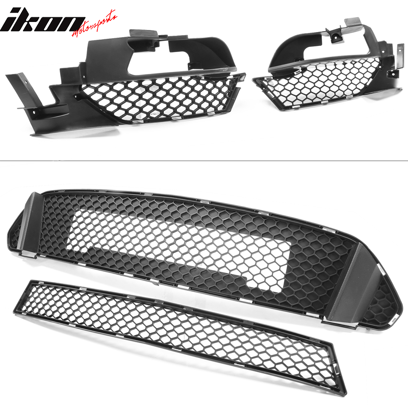 2015-2017 Ford Mustang GT350 Style Front Bumper Conversion Full Set