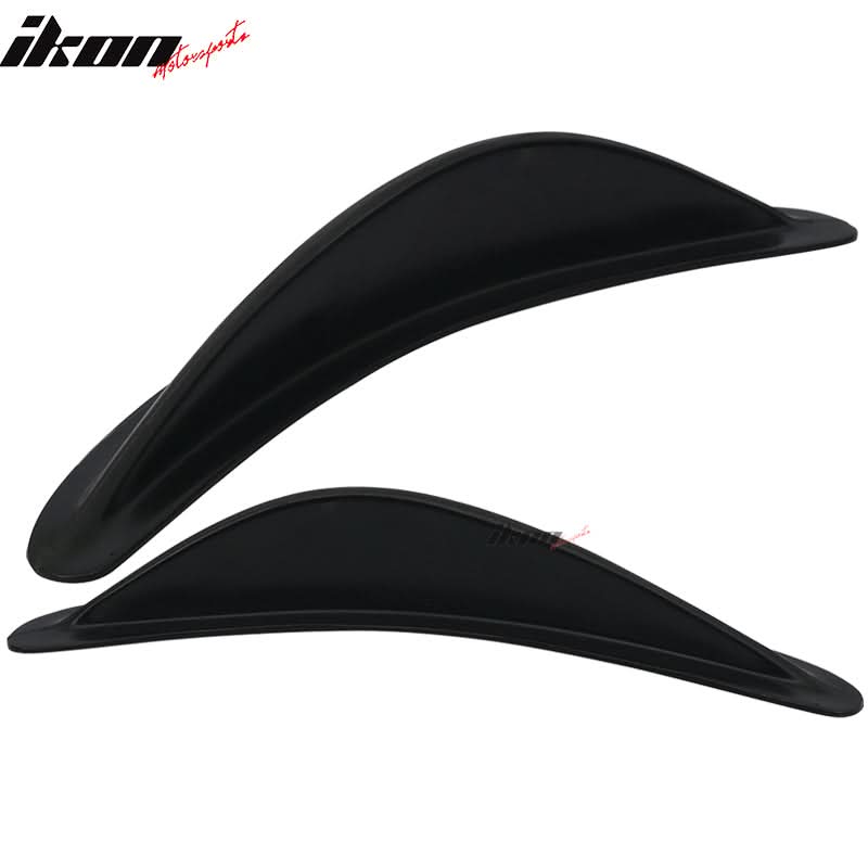 2018-2021 Subaru WRX STI WRC Style 2PC Front Bumper Canards PU