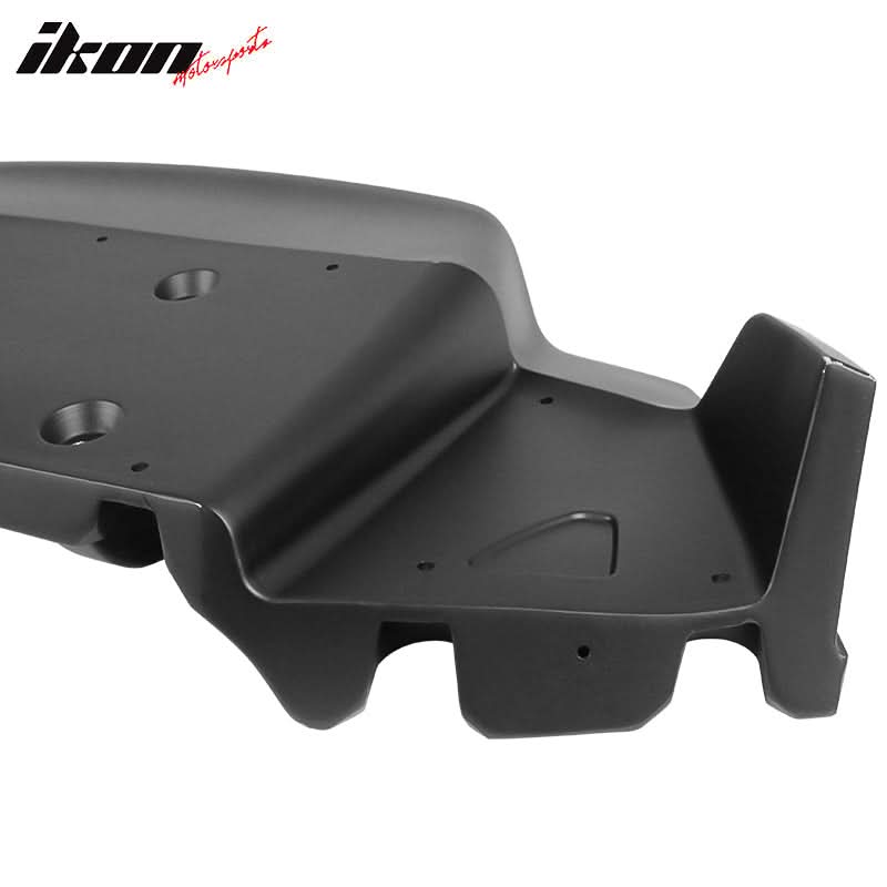 2014-2019 Chevy Corvette C7 Primer Black Rear Bumper Diffuser ABS
