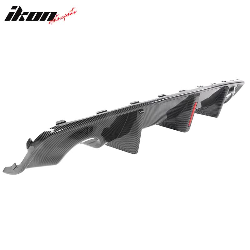 2020-2024 Charger Widebody Rear Diffuser W/ Brake Light PP