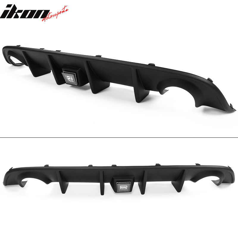 2015-2023 Dodge Charger Rear Diffuser V2 Side Lip Clear LED Brake Lamp