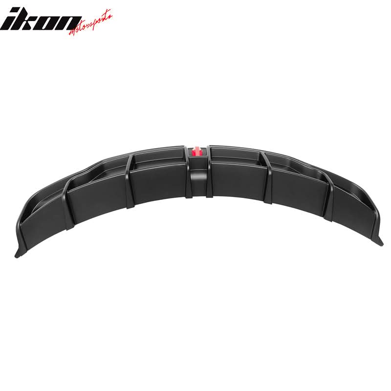 2017-2024 Tesla Model 3 IKON Style Rear Diffuser W/ LED PP
