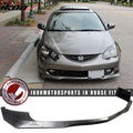 2002-2004 Acura RSX DC5 EVO Style Unpainted Black Front Bumper Lip PU