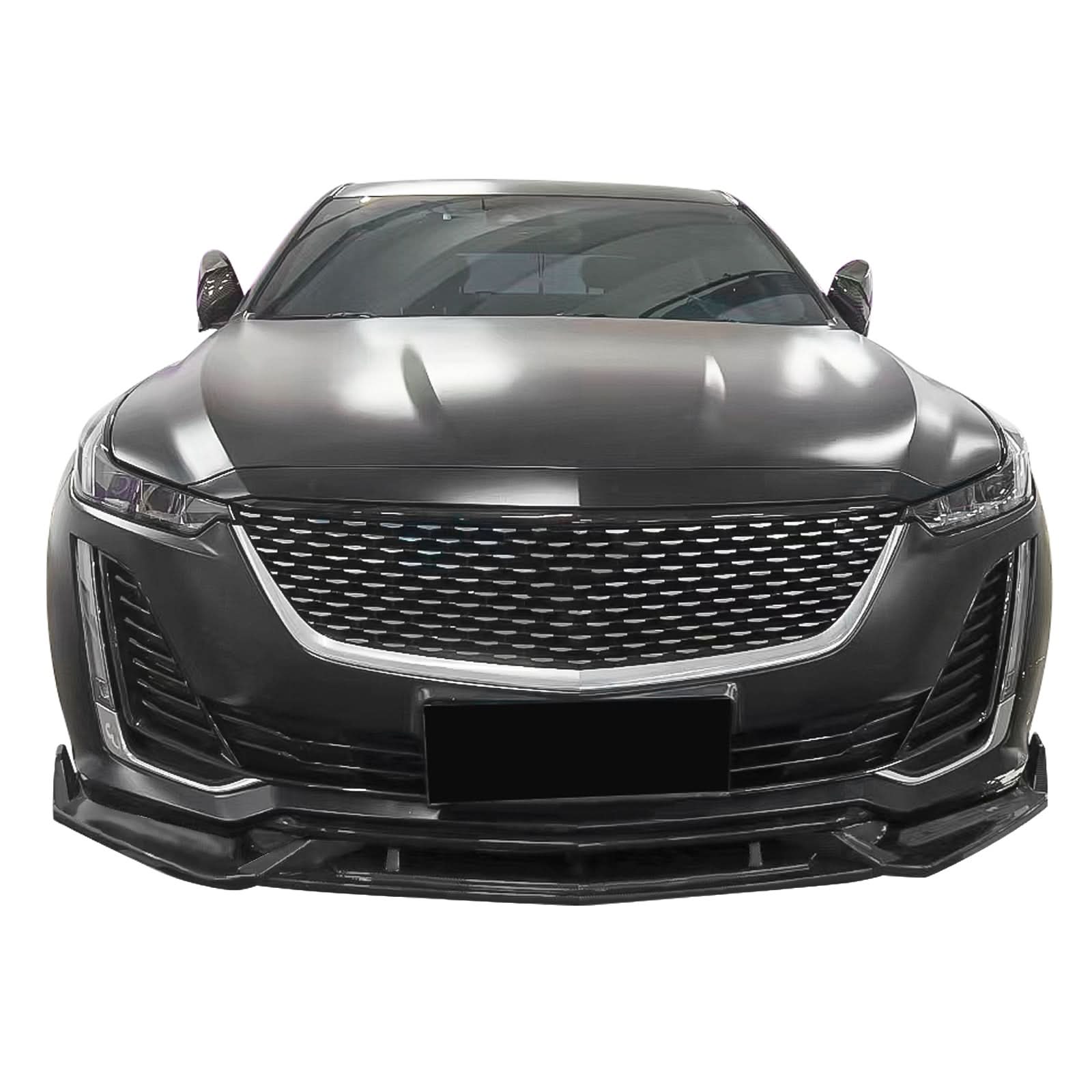 2020-2024 Cadillac CT5 Painted Front Bumper Lip Chin Spoiler 3PC PP