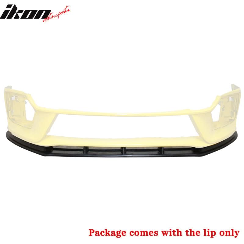 2016-2018 Ford Focus RS Unpainted Black Front Lip SplitterSpoiler PU