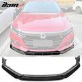 2021-2022 Honda Accord IKON V2 Style Front Bumper Lip Spoiler 4PCS PP