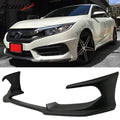 2016-2018 Honda Civic Coupe Sedan AVS Style Painted Front Bumper Lip
