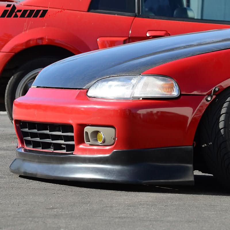 1992-1995 Honda Civic CS Type Front Unpainted Bumper Lip Splitter PU