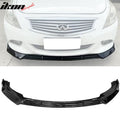 2010-2013 Infiniti G37 Sedan IKON 3PC Front Bumper Lip PP
