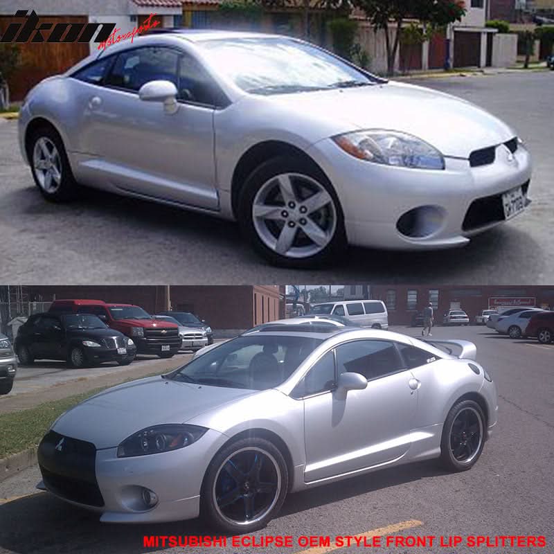 2006-2008 Mitsubishi Eclipse OE Style Unpainted Front Lip Splitter PU