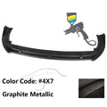 2018-2020 Toyota Camry XLE LE V2 Style Painted Front Bumper Lip PP 3PC