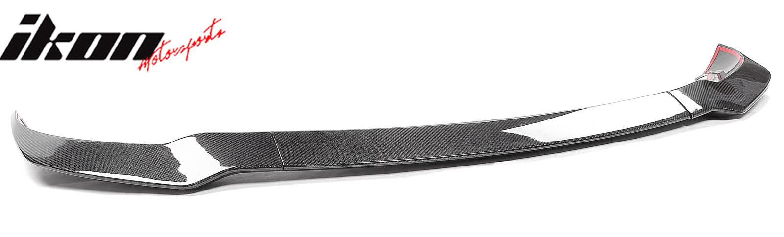 2017-2023 Tesla Model 3 Track Pack Gloss Black Front Lip Carbon Fiber