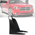2011-2014 Dodge Charger RA Style Front Bumper Lip Spoiler Winglets PU