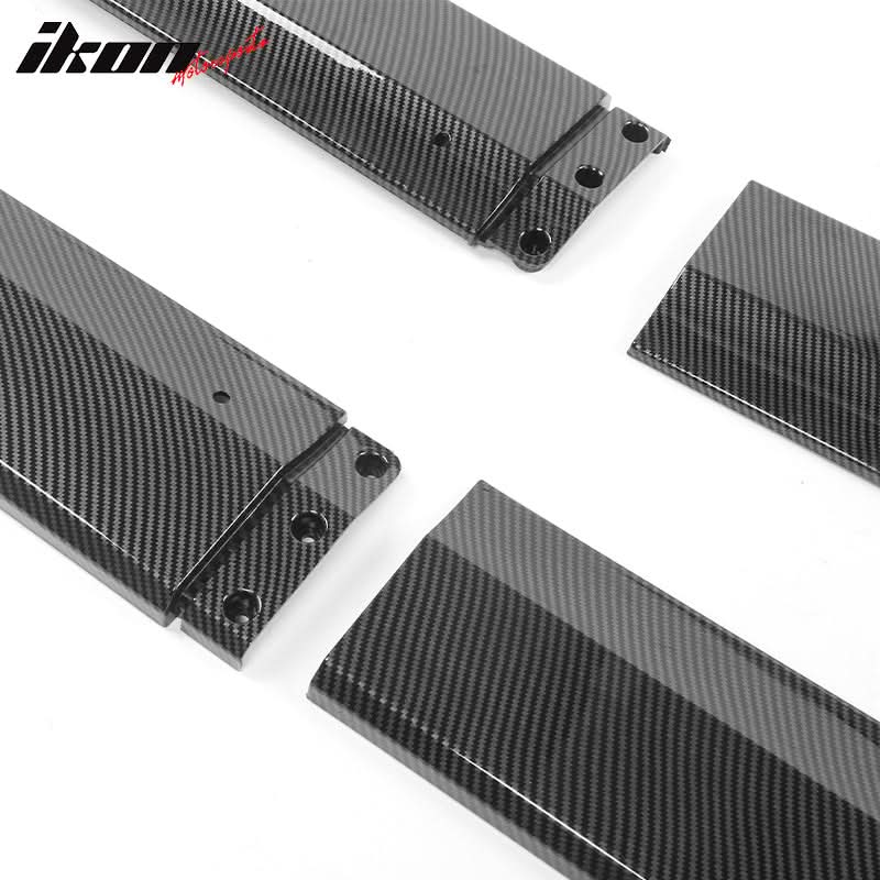 Side Skirts for 2020-2024 Tesla Model Y ABS Plastic Rocker Panel