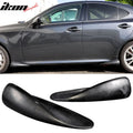 Honda Hyundai Unpainted Add On Side Skirt Extension Rear Apron PU 2PC